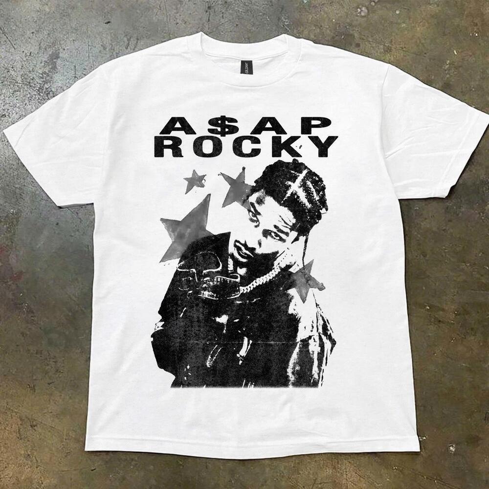White A$Ap Rocky Tee